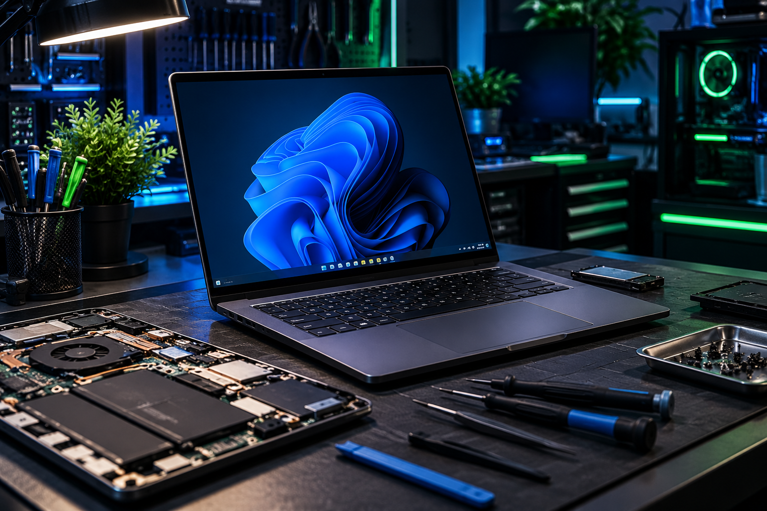 Laptop repair at Fastlane Computers